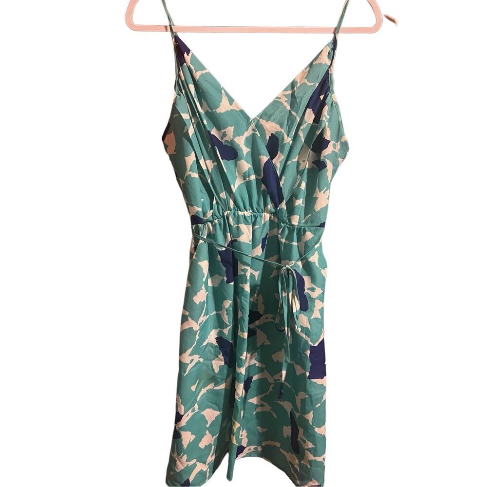 Yumi Kim Green/Blue Mini Dress, Size Medium